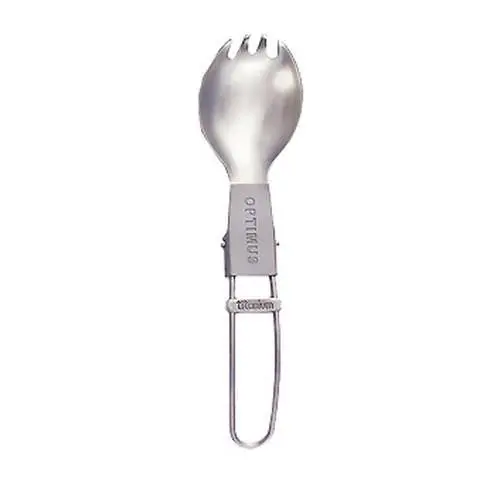Titanium Folding Spork – Lightweight Compact Utensil 1