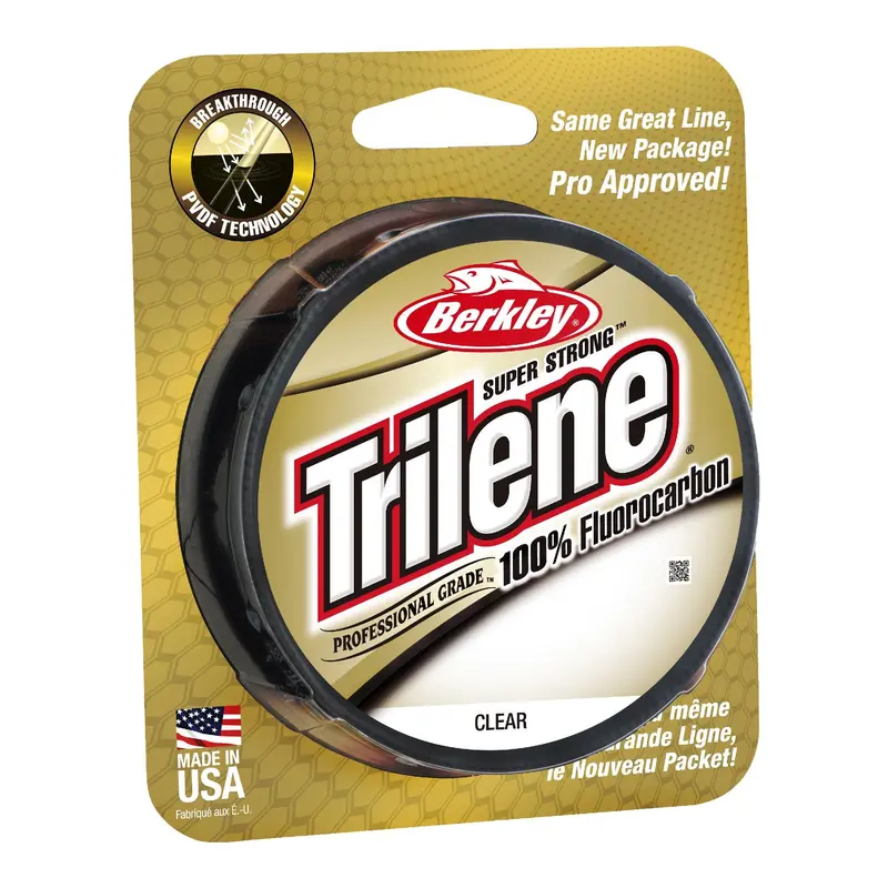 Trilene 100% Fluorocarbon Fishing Line – 200-Yard Spool, 20 Lb Test, 0.017" Diameter, Clear 1
