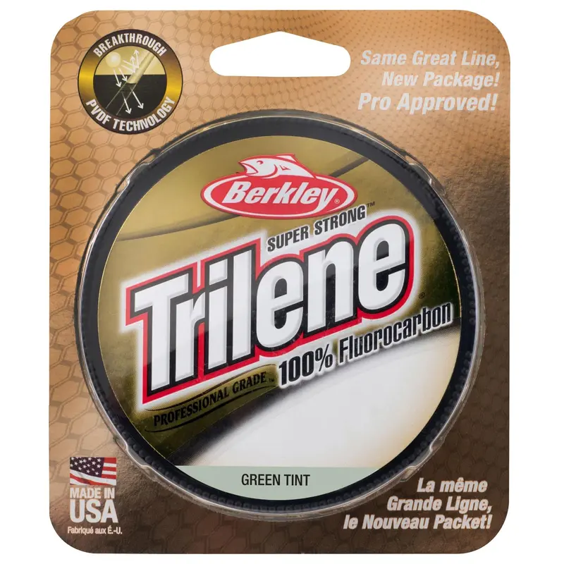 Trilene 100% Fluorocarbon Fishing Line – 200-Yard Spool, 4 Lb Test, 0.007" Diameter, Green Tint 1