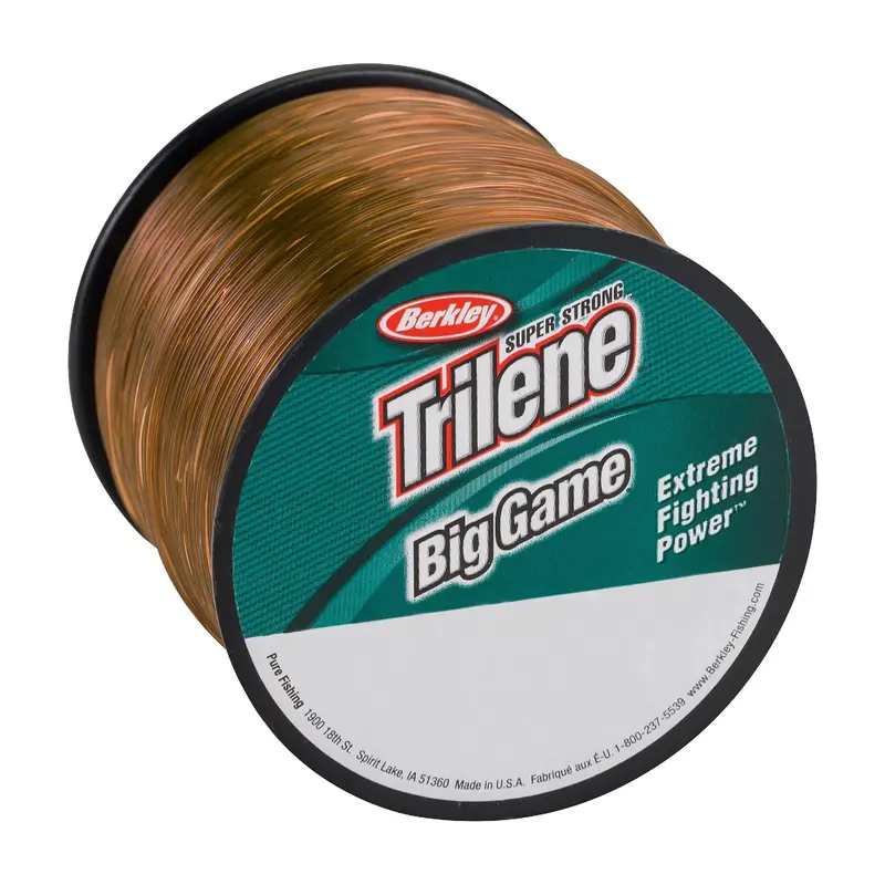 Trilene Big Game Monofilament – 440 Yd, 30 Lb Test, 0.022" Diameter, Coastal Brown 1