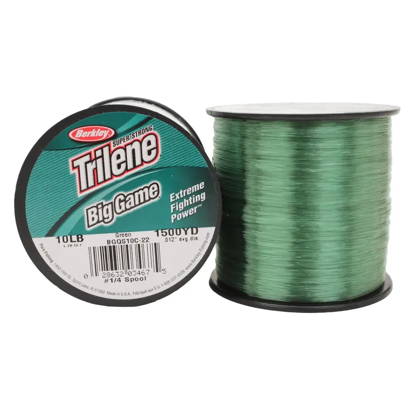 Trilene Big Game Monofilament Fishing Line – 1500 Yds, 10 Lb Test, 0.012" Green 1