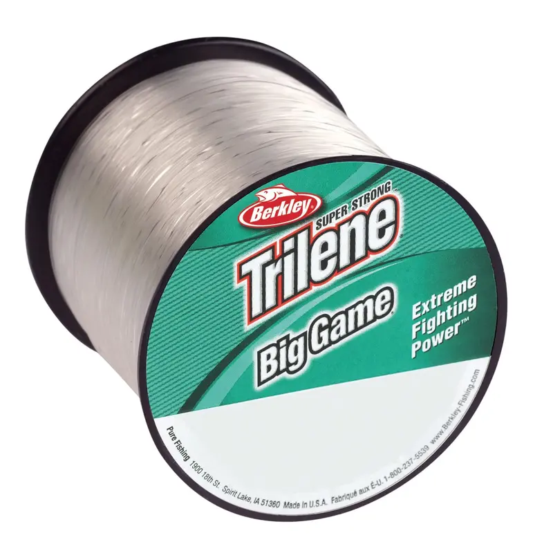 Trilene Big Game Monofilament Fishing Line – 235 Yds, 0.030", 60 Lb Test, Clear 1