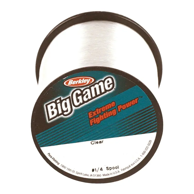 Trilene Big Game Monofilament Fishing Line – 275 Yds, 50 Lb Test, 0.028" Clear 1
