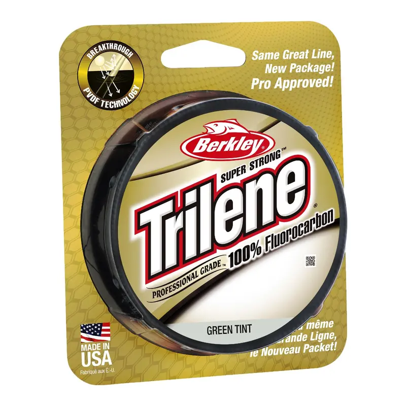 Trilene Professional Fluorocarbon Fishing Line – 200-Yard Spool, 0.017" (20 Lb Test), Green 1