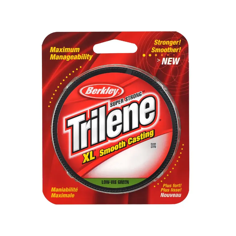 Trilene Xl Monofilament Fishing Line – 270 Yards, 0.016" (20 Lb Test), Low-Visibility Green 1