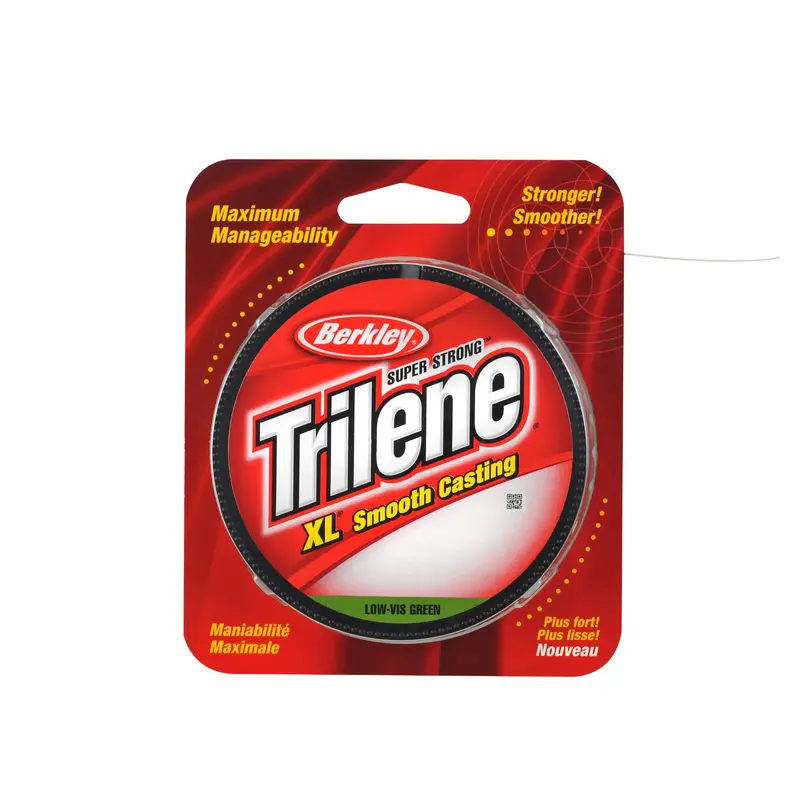 Trilene Xl Monofilament Fishing Line – 300 Yards, 0.013" (12 Lb Test), Low-Visibility Green 1