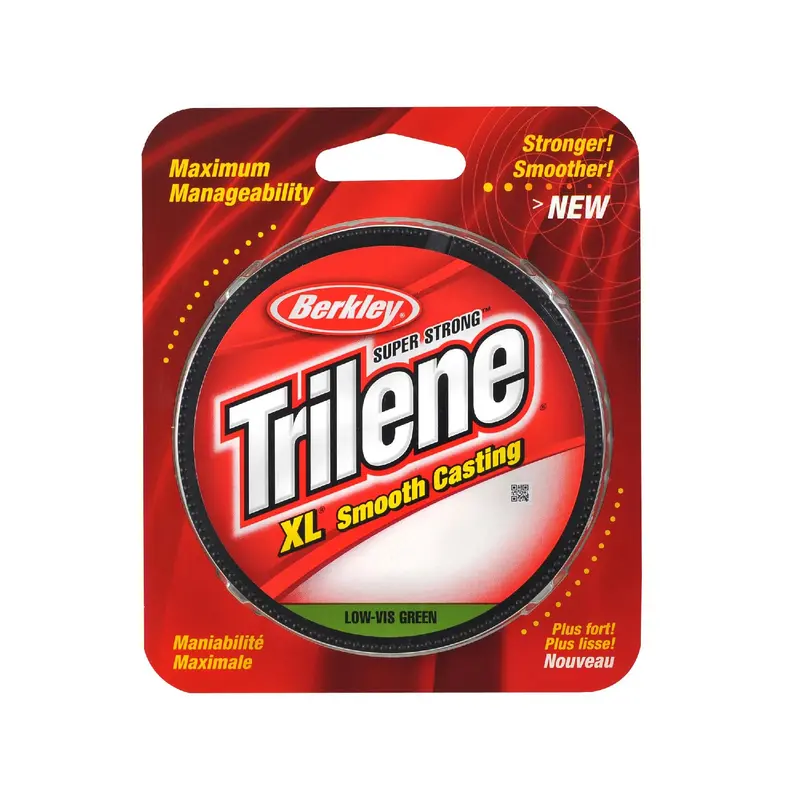 Trilene Xl Monofilament Fishing Line – 300 Yards, 0.014" (14 Lb Test), Low-Visibility Green 1