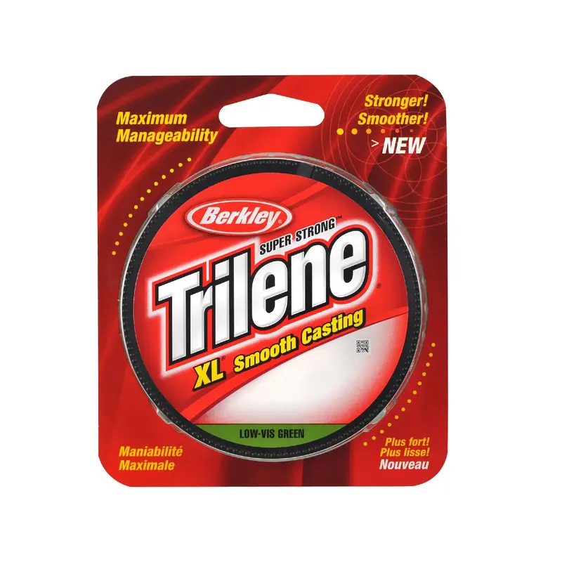 Trilene Xl Monofilament Fishing Line – 300 Yards, 0.015" (17 Lb Test), Low-Visibility Green 1