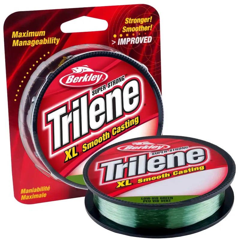Trilene Xl Monofilament Fishing Line – 330 Yards, 0.008" (4 Lb Test), Low-Visibility Green 1