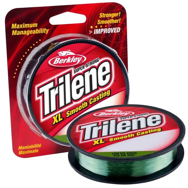 Trilene Xl Monofilament Fishing Line – 330 Yards, 0.010" (8 Lb Test), Low-Visibility Green 1