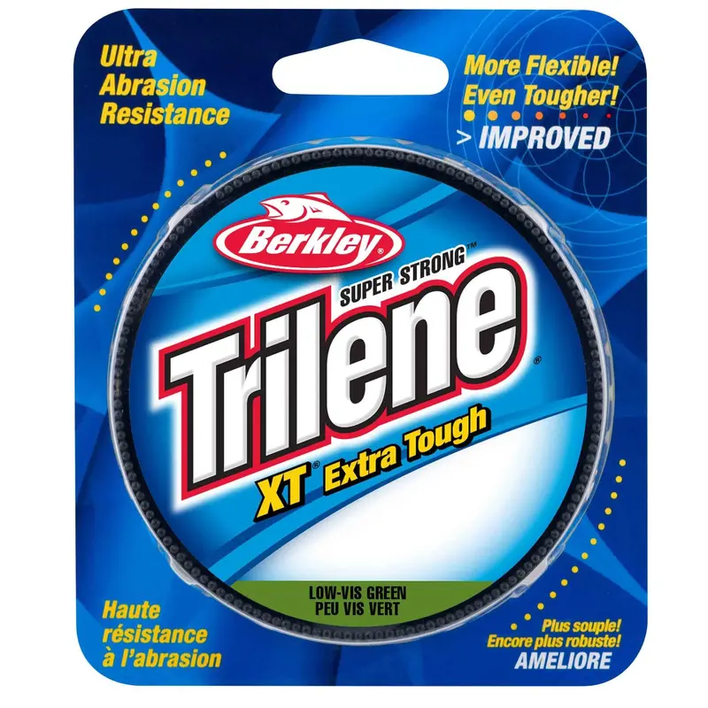 Trilene Xt Monofilament Fishing Line – 300 Yards, 0.016" Low-Vis Green, 14 Lb Test 1