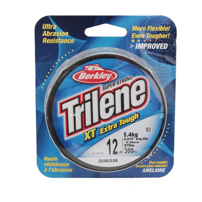 Trilene Xt Monofilament Fishing Line – 300 Yards, 12 Lb Test, Clear 1