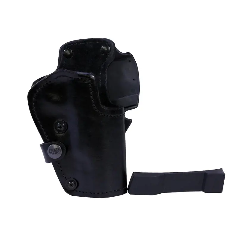 Triple-Layer Synthetic Leather Belt Holster For Para Ordnance Pistols – Black, Right-Hand 1