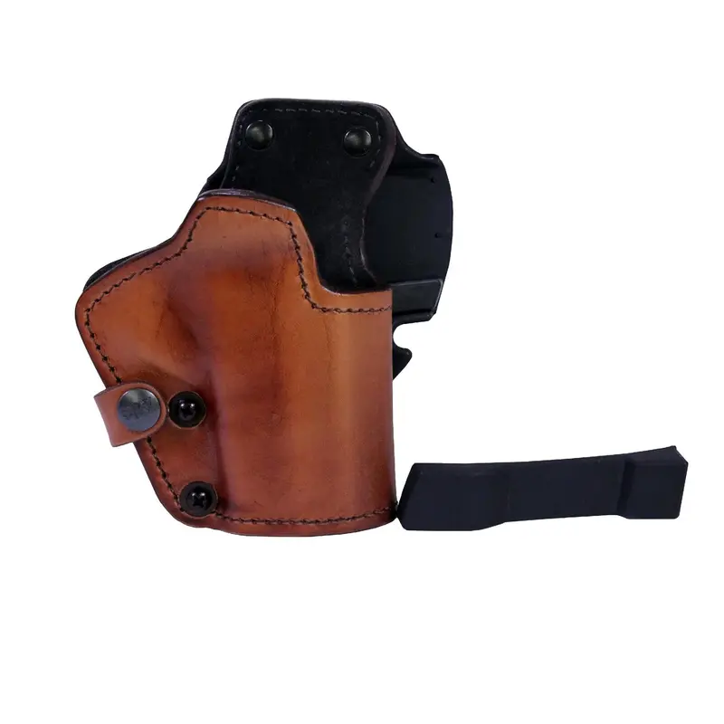 Triple-Layer Synthetic Leather Belt Holster For Sig Sauer P229 – Brown, Right-Hand Carry 1