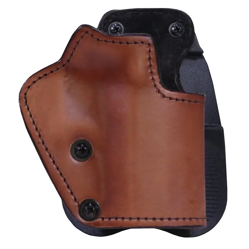 Triple-Layer Synthetic Leather Paddle Holster For Jericho / Baby Eagle Compact – Brown, Right-Hand 1