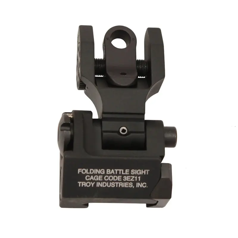 Tritium-Fronted Folding Rear Battle Sight – Black Anodized 1