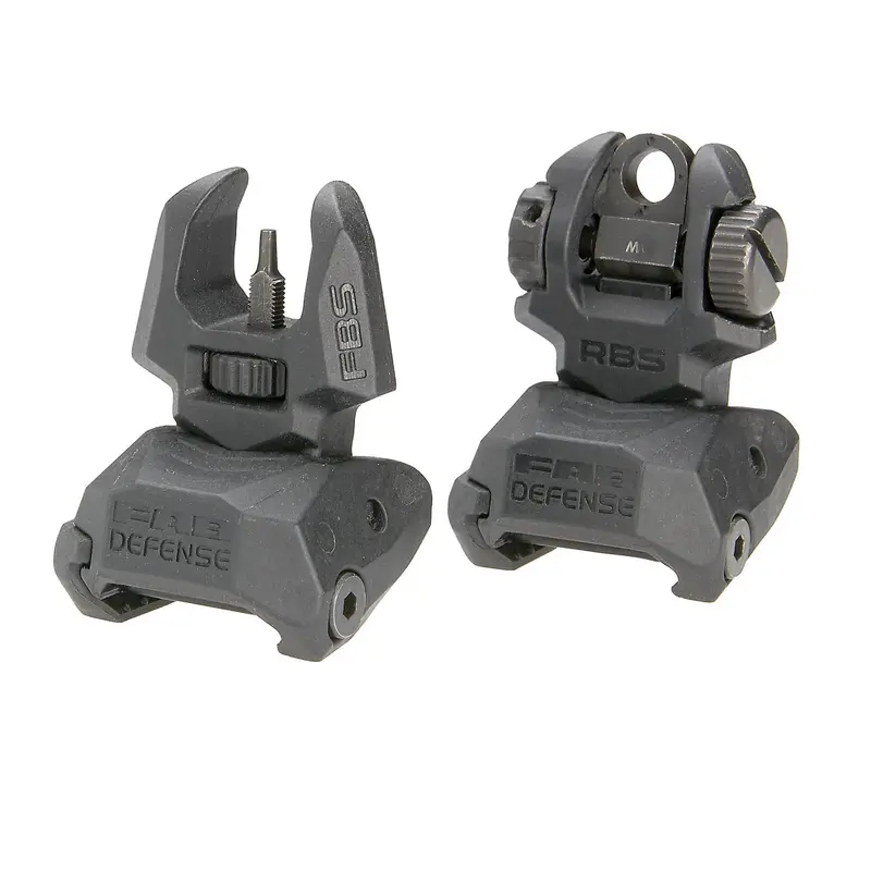 Tritium-Illuminated Front And Rear Flip-Up Combat Sights 1