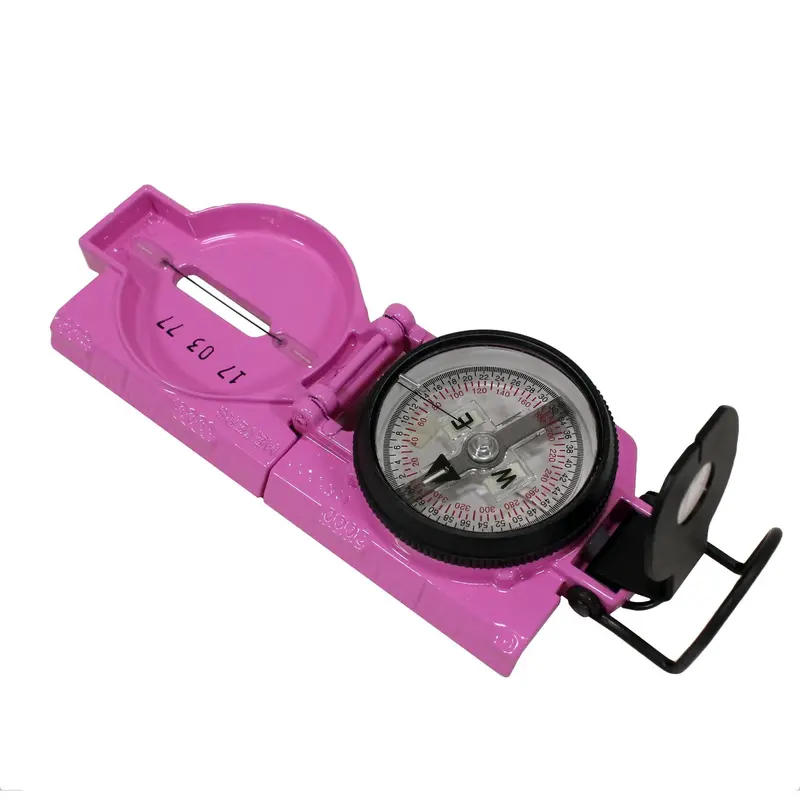 Tritium-Lit Lensatic Compass – Pink Breast Cancer Awareness Edition 1