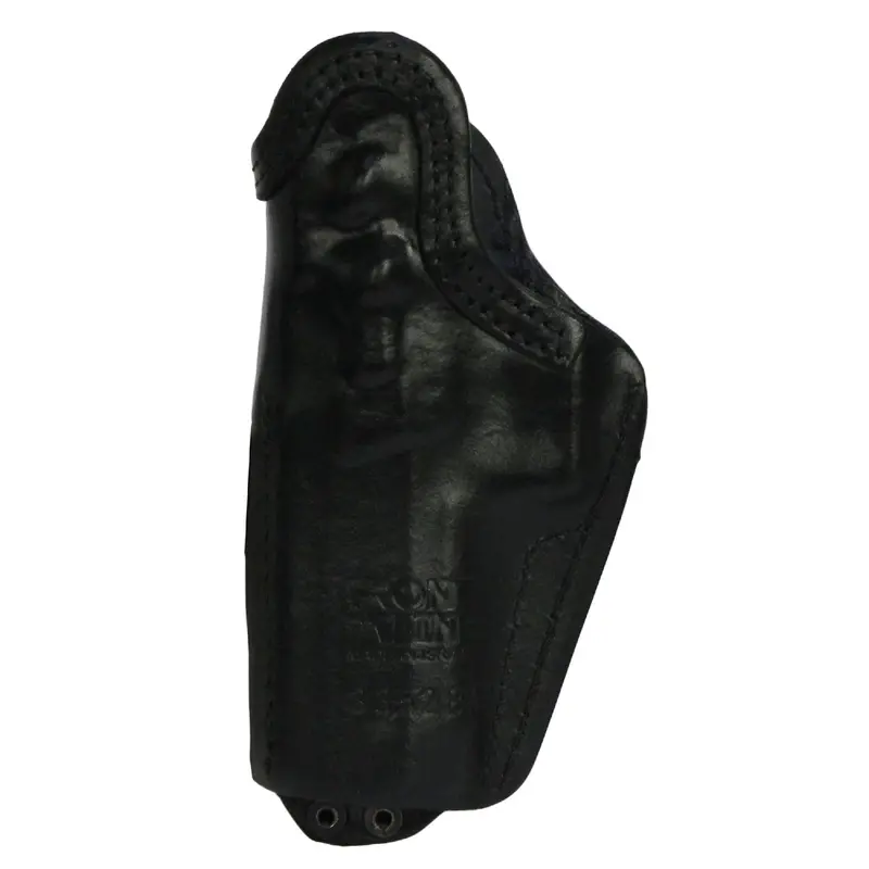 Tuckable Inner Waistband Leather Holster For Jericho/Baby Eagle Polymer Full-Size Pistols – Right-Hand Carry, Black 1