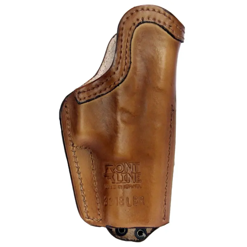 Tuckable Inside Waistband Leather Holster For Glock 19/23/32 – Brown, Left-Handed 1