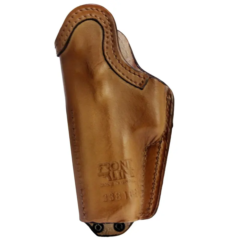 Tuckable Inside-Waistband Leather Holster – Jericho/Baby Eagle Full-Size With Rail, Brown, Right-Hand 1