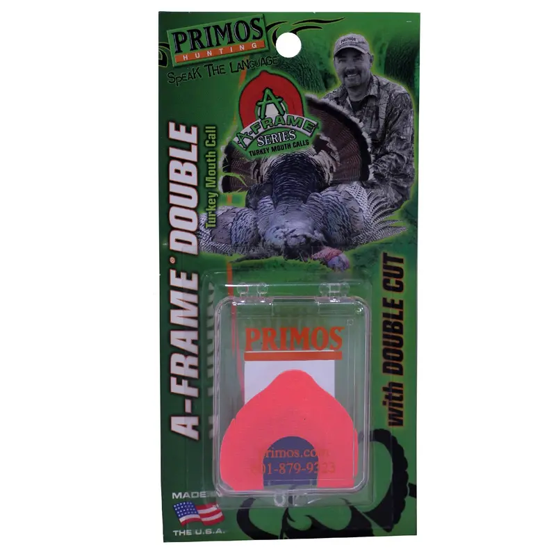 Turkey Mouth Call – A-Frame Double Reed With Dual Cut 1