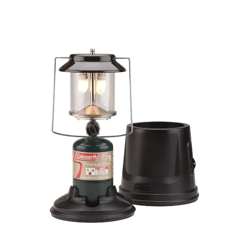 Two-Mantle Portable Propane Lantern With Carry Case (Model Mi) 1
