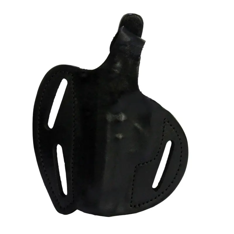 Universal Pancake Leather Holster For Beretta 81/84/87 — Black, Right-Handed 1
