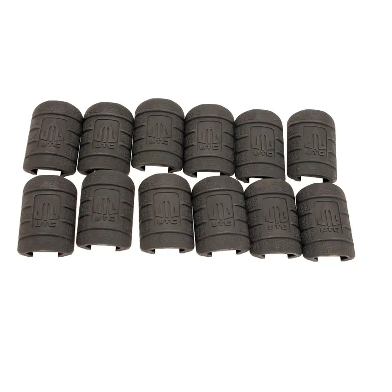 Utg 12-Piece Low-Profile Picatinny Rail Guard Set – Black 1