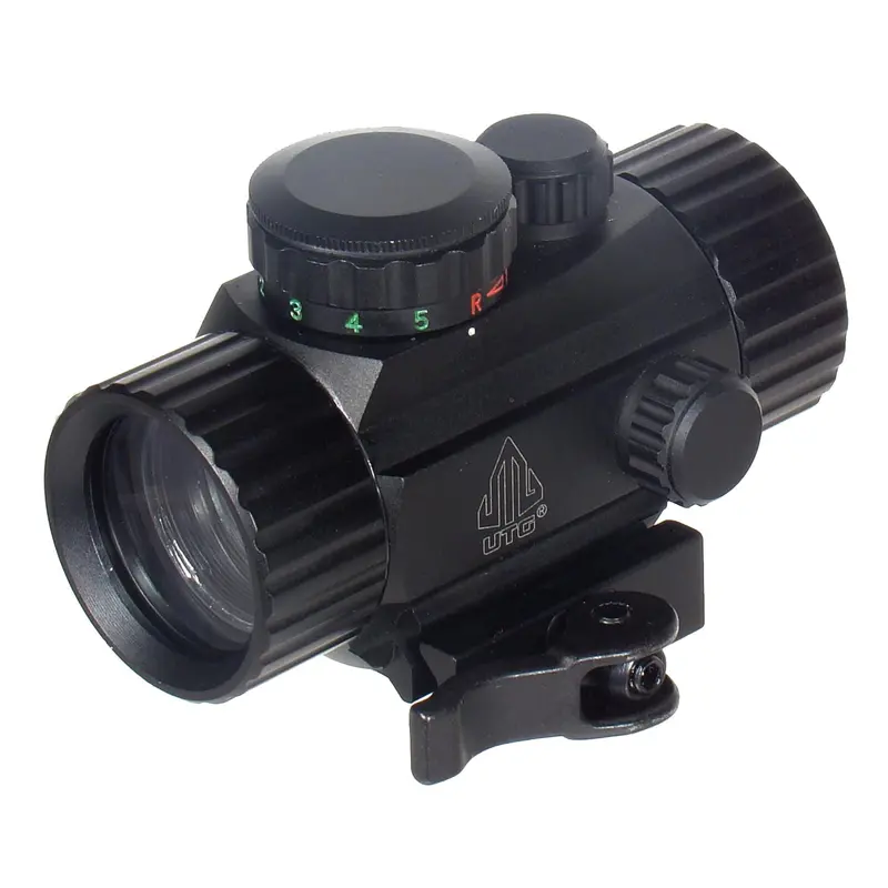 Utg 3.8-Inch Red/Green Circle Dot Reflex Sight With Quick-Detach Mount 1