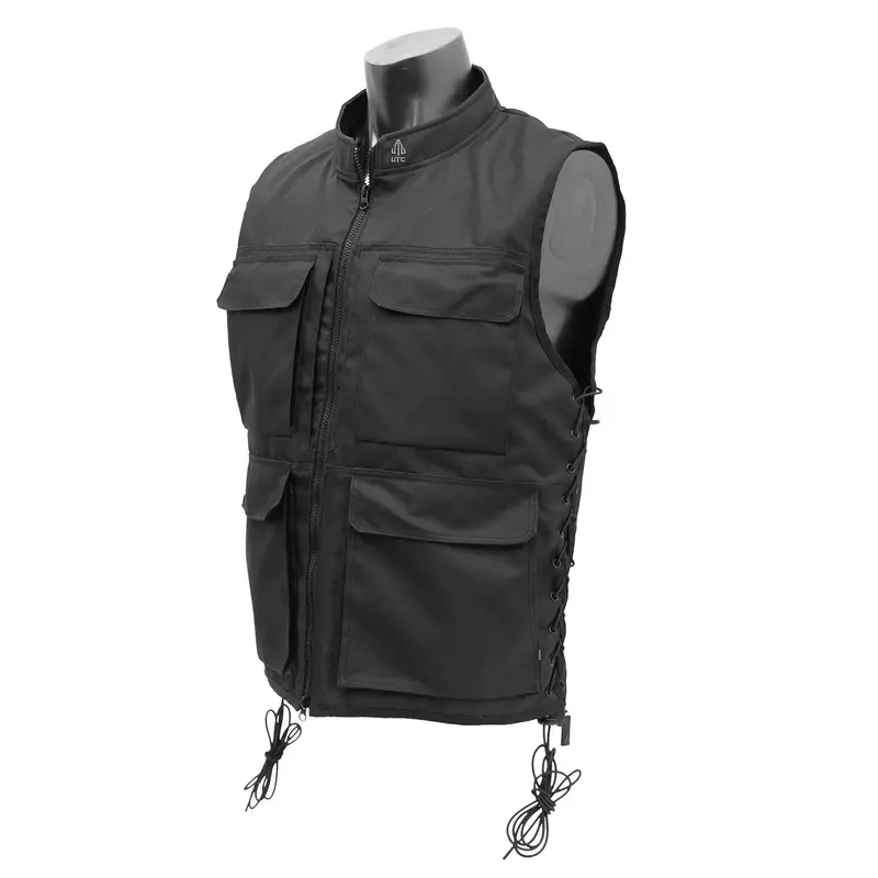 Utg Men’S Black Sporting Vest – Adjustable Small To Medium Fit 1