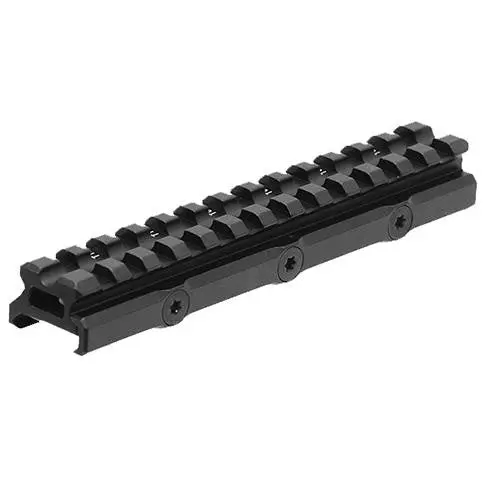 Utg Super Slim 20 Moa Elevated Picatinny Scope Mount – 13-Slot, Black 1