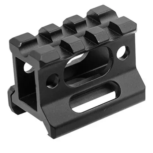Utg Super-Slim Picatinny Riser Mount – 1" Height, 3-Slot, Matte Black 1