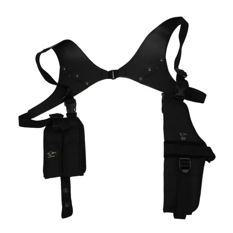 Vertical Revolver Carry Rig – Size #4, Adjustable Harness 1