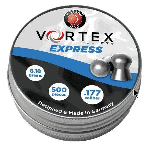 Vortex Express .177 Caliber Pellets – 8.18 Grain, 500-Pack 1