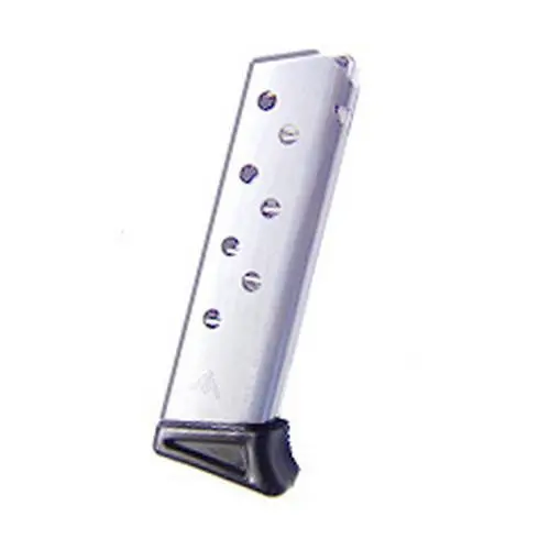 Walther .32 Acp 8-Round Magazine – Nickel-Plated With Finger Rest 1