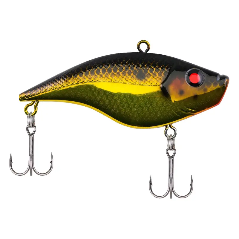 Warpig 2 3/8" Hard Bait – Black Gold Color, Dual Hooks 1