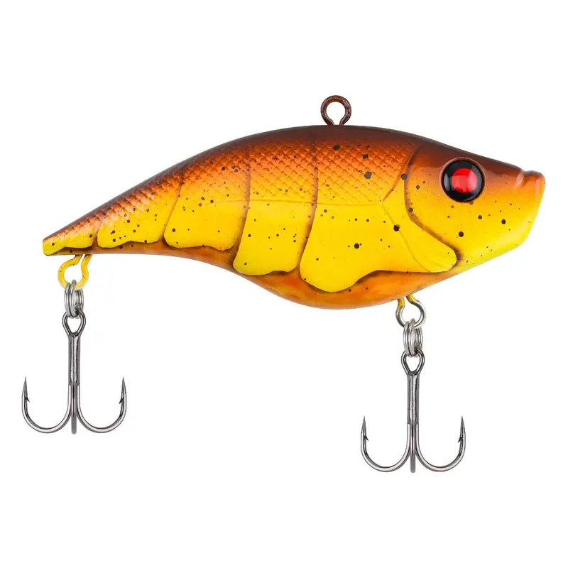 Warpig Hard Swimbait – 2 3/8" Spring Craw Pattern, Dual Hooks 1