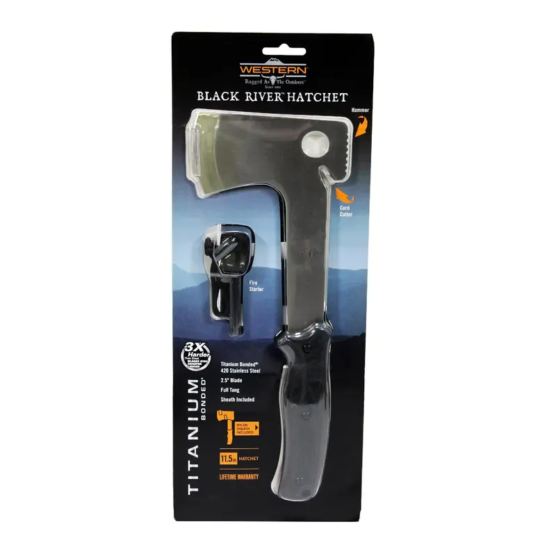 Western Blackriver 11.5-Inch Tactical Hatchet – Compact Forging & Chopping Tool 1