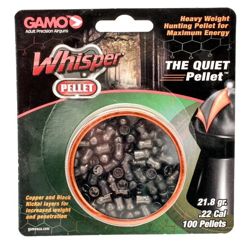 Whisper Fusion High-Weight Quiet Pellets — 100-Count, .22 Caliber 1