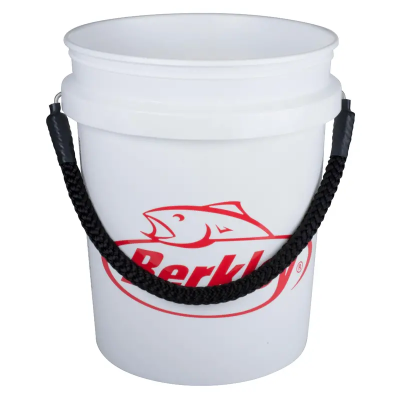 White 5-Gallon Rope-Handle Utility Bucket 1