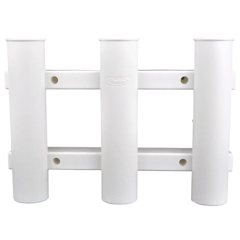 White Tube-Style Rod Rack For Storage And Transport 1