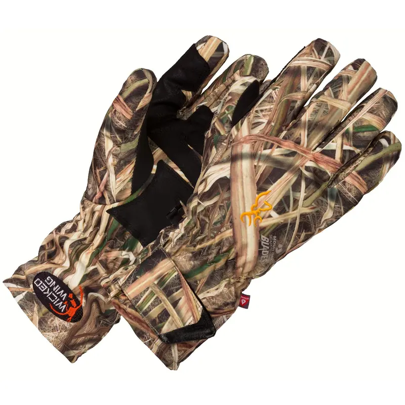 Wicked Wing Insulated Shooting Gloves – Mossy Oak Shadow Grass Blades, Medium 1