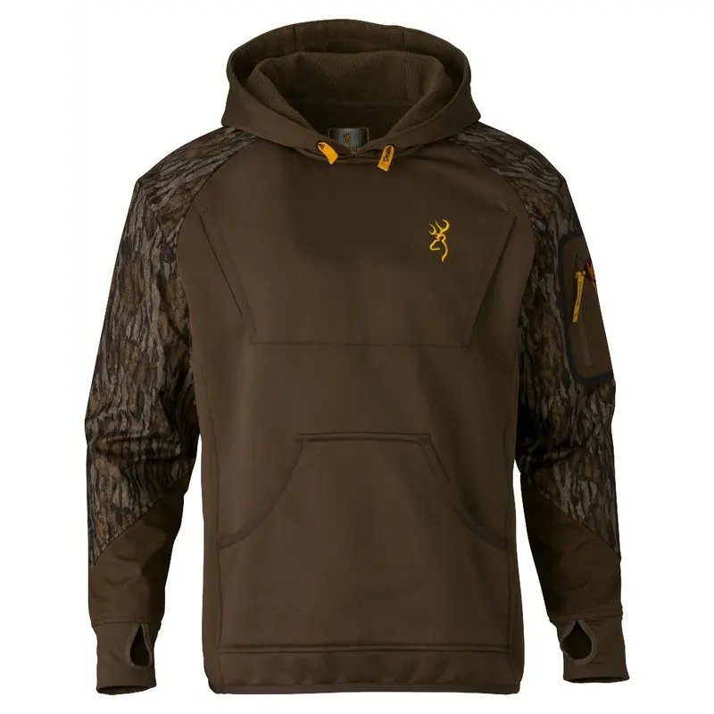 Wicked Wing Timber Fleece Hoodie - Mossy Oak Bottomlands, Small 1