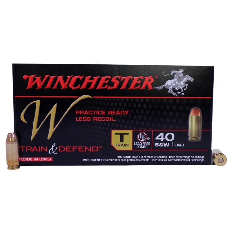 Win3Gun .40 S&W Practice Ammo – 180-Grain Full Metal Jacket, Low-Recoil, Box Of 50 1