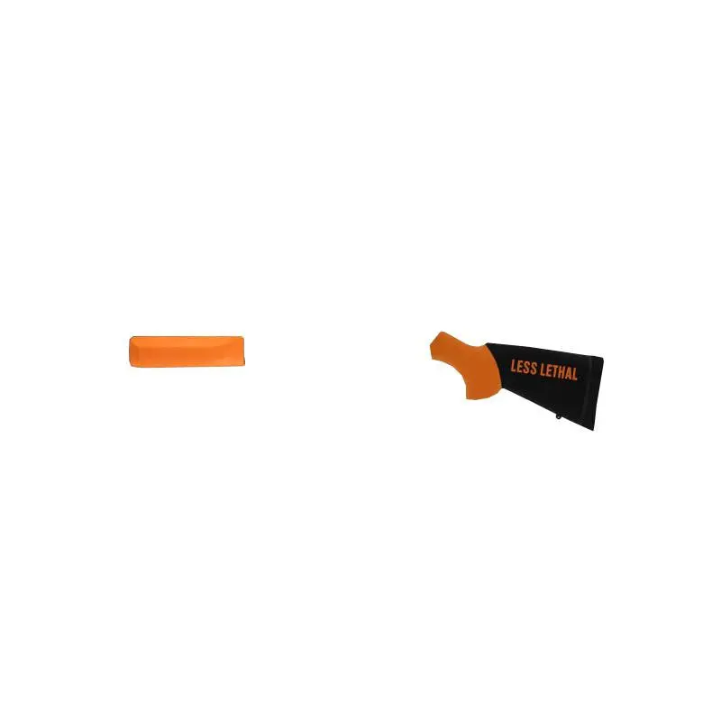 Winchester 1300 Less-Lethal Combo Stock & Forend – Overmolded, 12" Length Of Pull, Orange 1