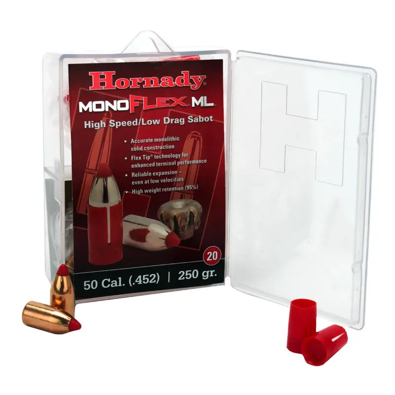 Winchester 50 Caliber Low Drag Ammo – 250 Grain Gmx Monolithic Copper, 20-Round Box 1