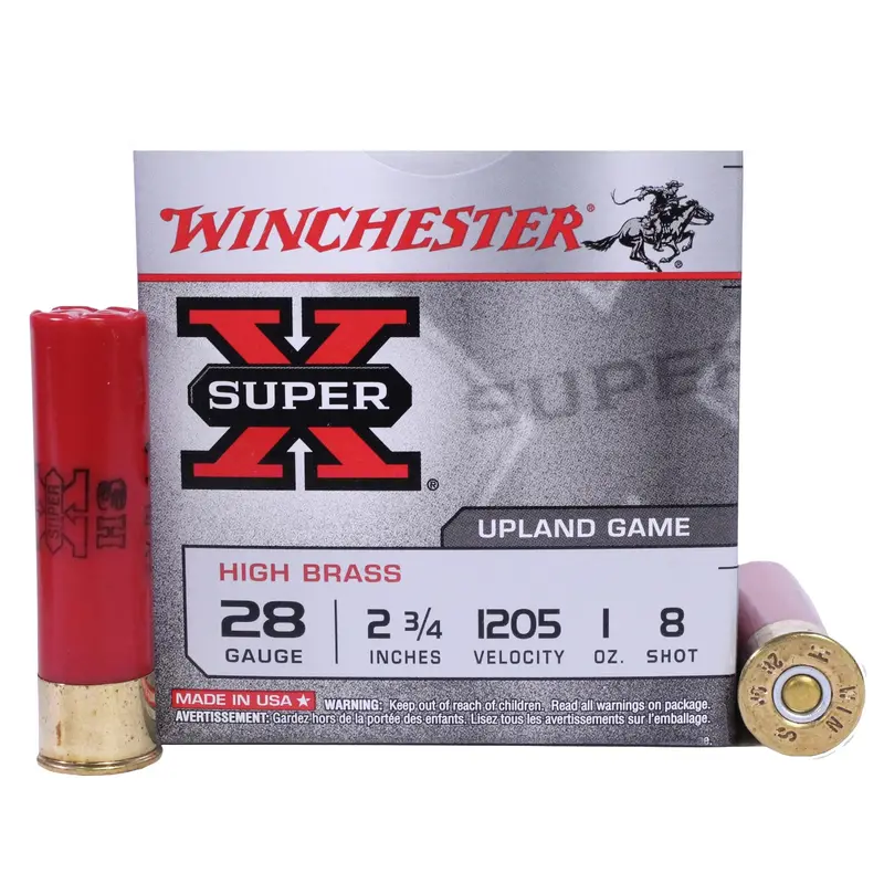 Winchester Super X 28-Gauge Game Load – 2¾", 1 Oz #8 Lead Shot (25-Pack) 1