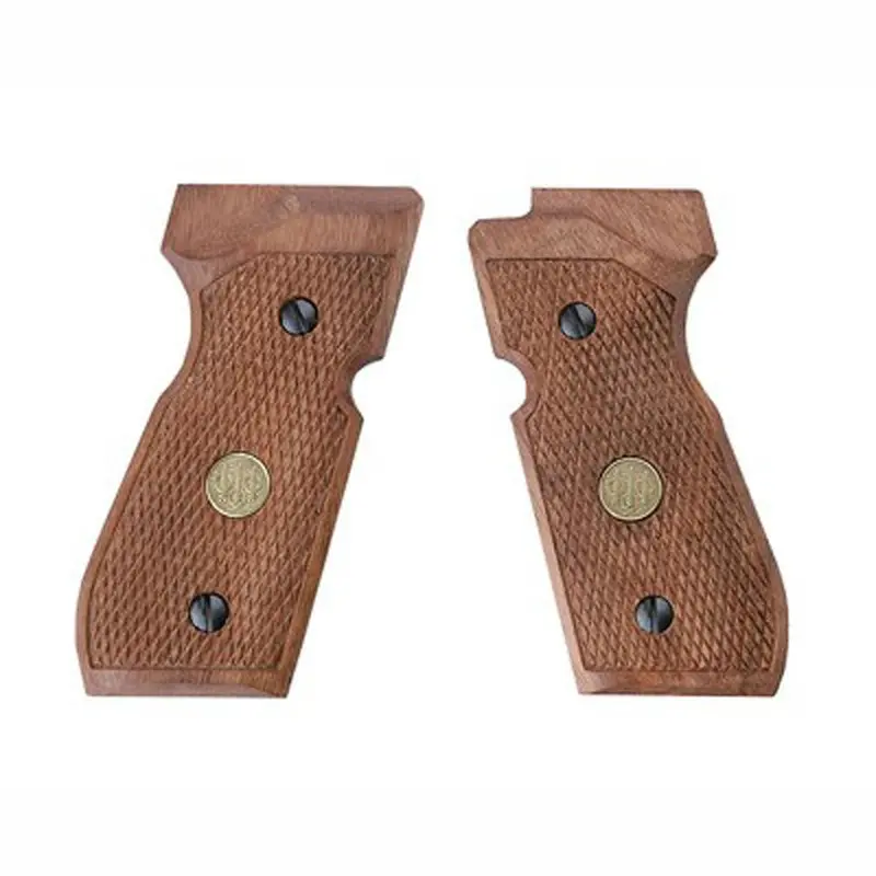 Wooden Grip Set For Beretta M92 Fs 1