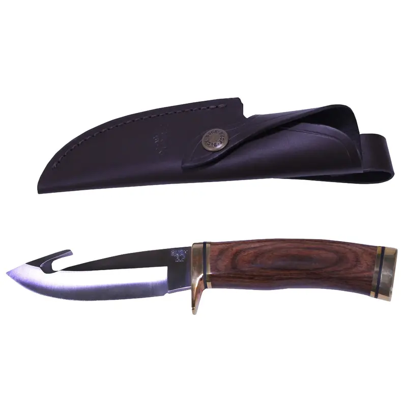 Zipper Utility Knife – 4.25" Drop Point Blade, Rubberized Grip, Boxed 1